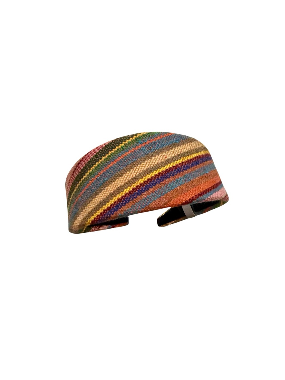 Striped Multicolor Woven Headband